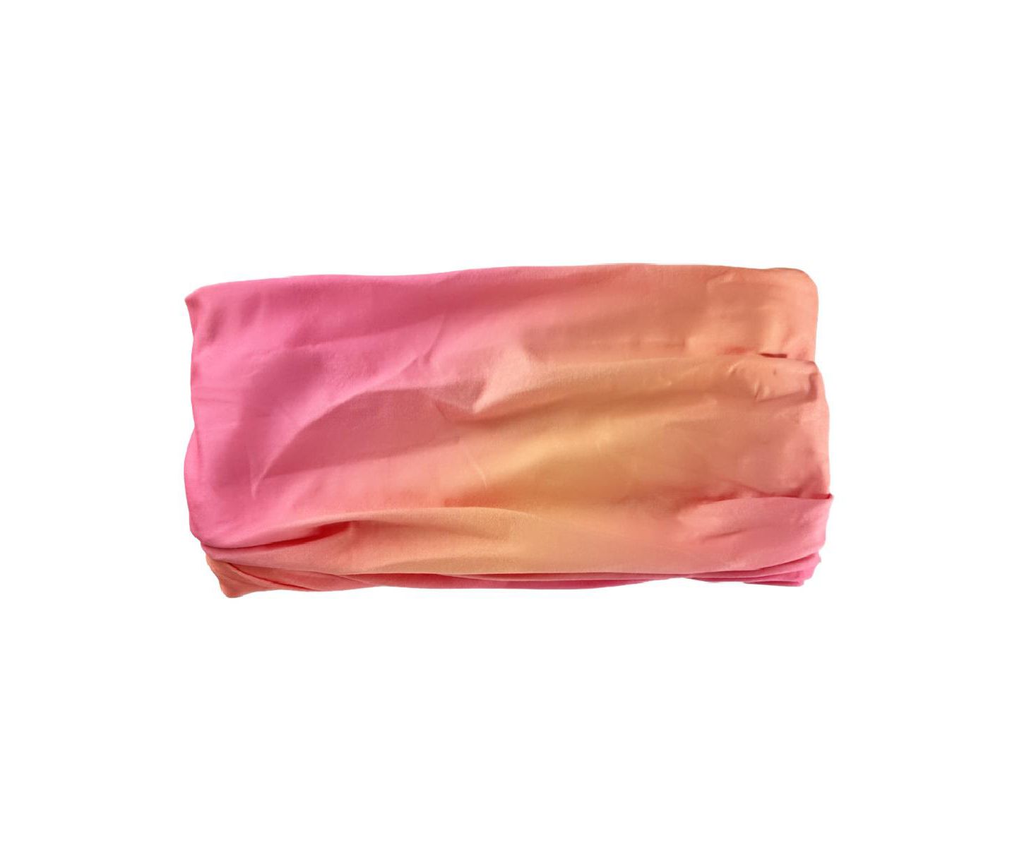Женские аксессуары Headbands of Hope Limited Edition Luxe Tube Turban - Sunset Ombre, цвет: Розовый / Оранжевый — фото 1