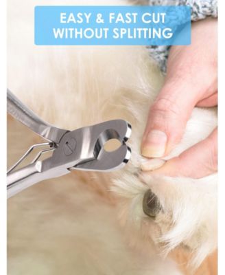 Professional Full Metal Dog Nail Clippers Heavy Duty Sharp for Large Dogs Cats Thick Nails with File