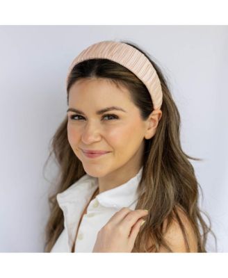 Women's Wide Headband - Pastel Pink