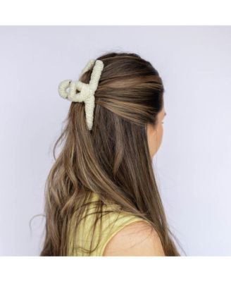 Women's Large Looped Threaded Claw Clip