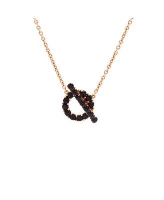 Pre-Owned HERMES Finesse Pendant Necklace - 18k rose gold 1915$