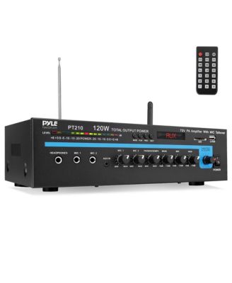 120W Bluetooth Microphone PA Mono Amplifier with USB/SD/FM