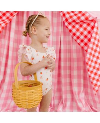 Baby Girls Berry Cute Bathing Suit