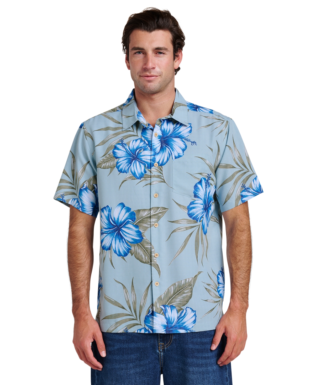 Quiksilver Waterman Men's Short-Sleeve Tropical Dream Shirt