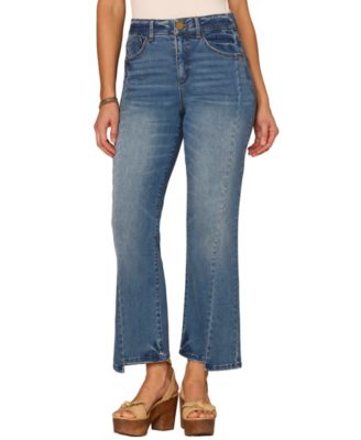 Petite High-Rise Bootcut Clean Hem Jeans