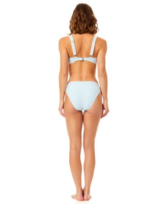 Women's V-Neck Adjustable Straps Knot Bikini Top