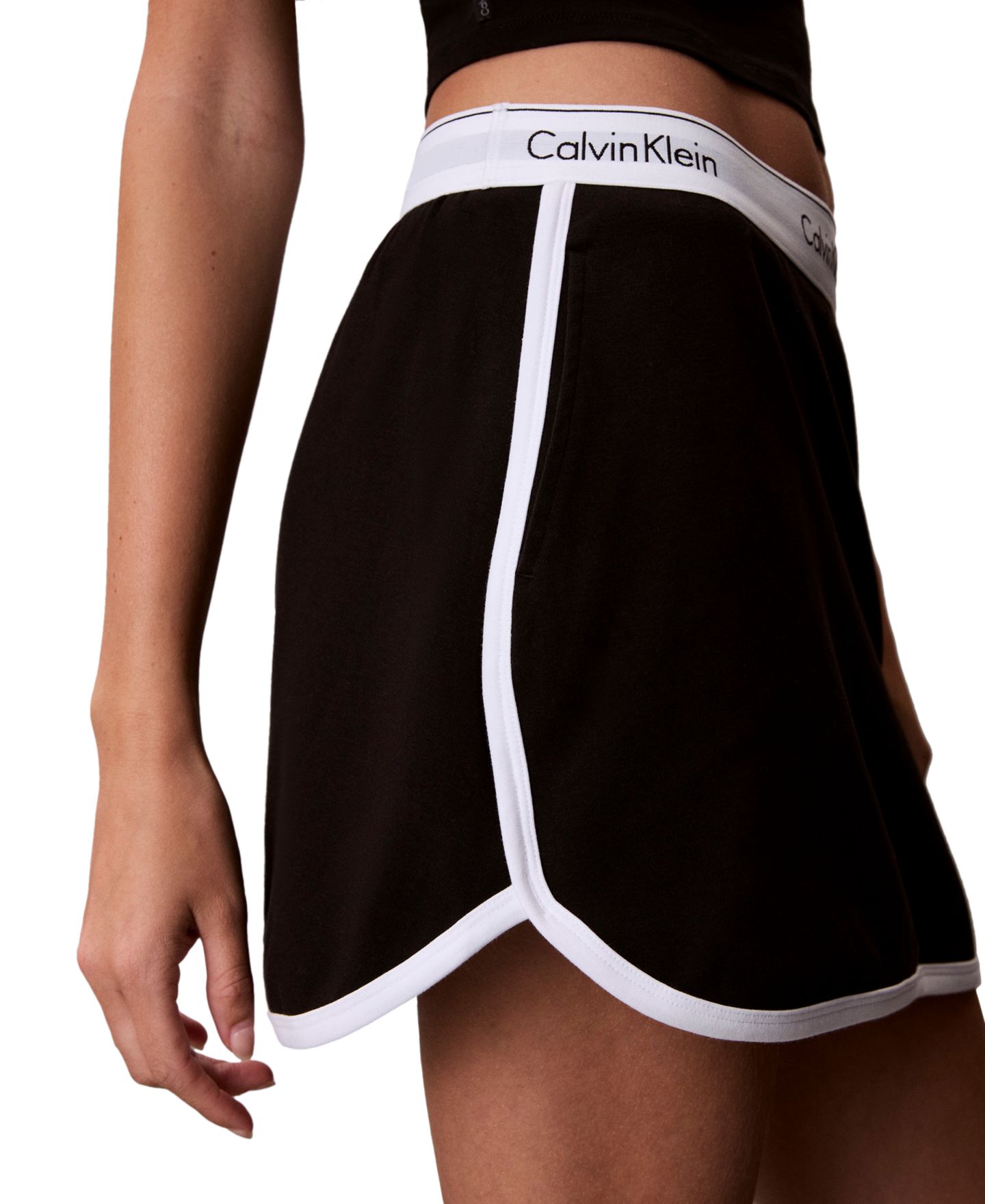 Женская юбка-шорты Calvin Klein Performance Pull-On Skort, цвет: Чёрный — фото 6