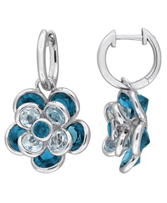 Blue Topaz (8-1/4 ct. t.w.) Drop Earrings in Sterling Silver