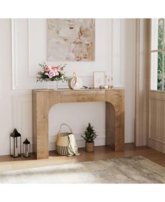 47 Inch Long Console Table for Entryway,Slim Narrow Entrance Tables,Foyer Accent,Hallway Table,Farmhouse Wood Sofa Table