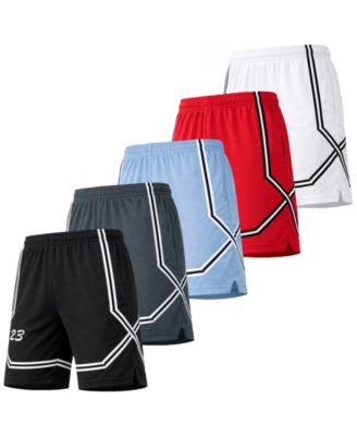 Men's 5-Pack Moisture Wicking Performance Shorts