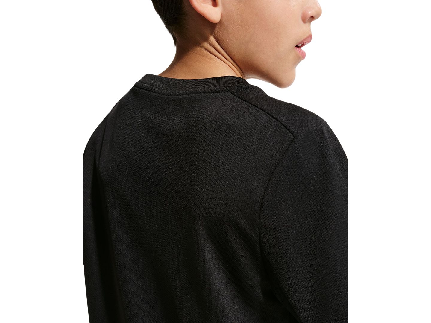Футболка Nike Dri-Fit Short-Sleeve T-Shirt для мальчиков, цвет: Чёрный / Белый — фото 4