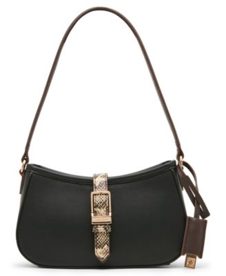 Small Belted Shoulder Handbag