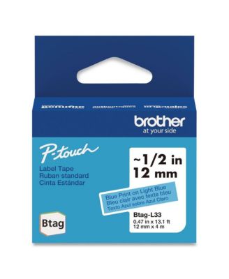 BTAGL33 0.47 in. x 13.1 ft. Genuine P-Touch BTAG Label Tapes