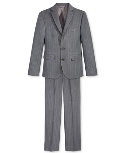Lauren Ralph Lauren Boys' Charcoal Stripe Nested Jacket & Pants Separates