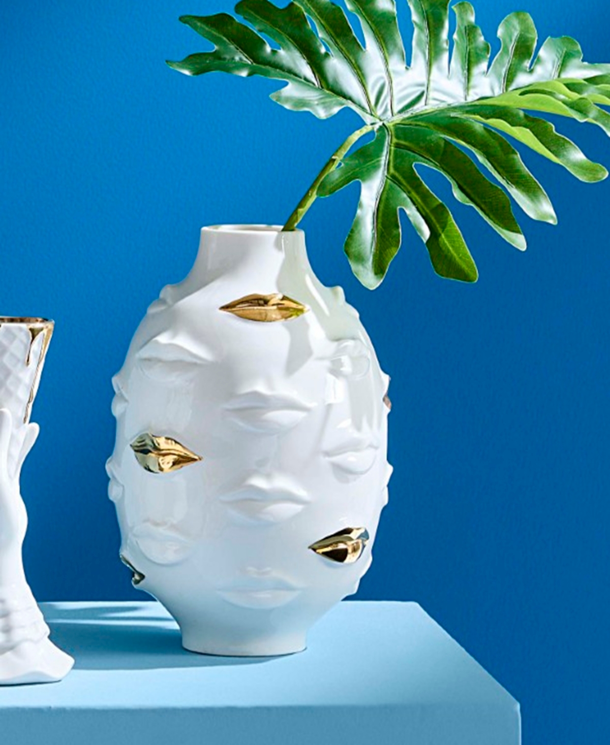 Jonathan Adler Gala Gilded 35 oz. Round Vase