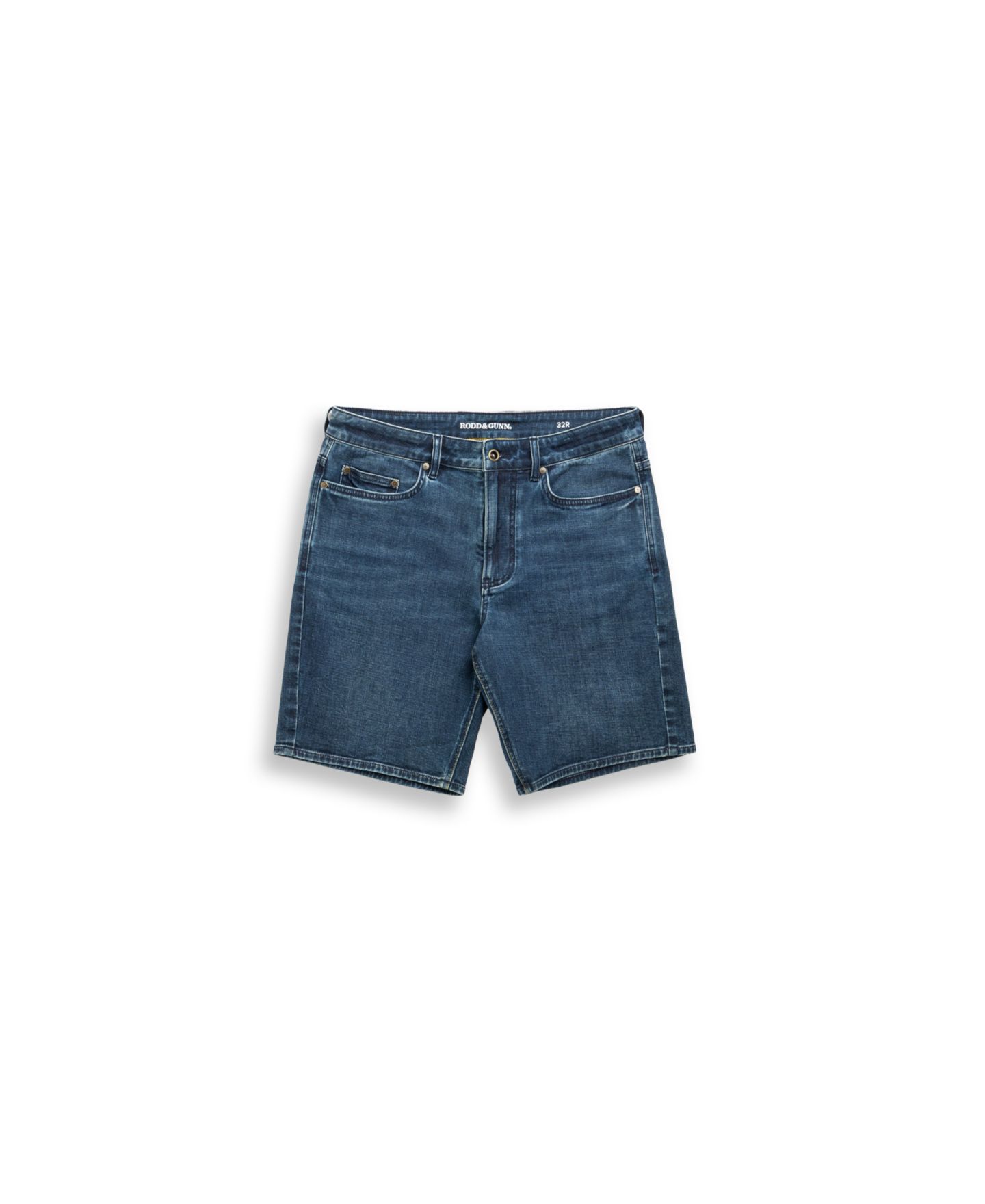 Мужские шорты Rodd & Gunn Regular-Fit Hadlow 9" Shorts, цвет: Джинсовый — фото 7