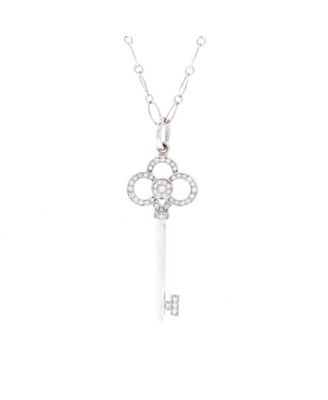 Crown Key Pendant Necklace