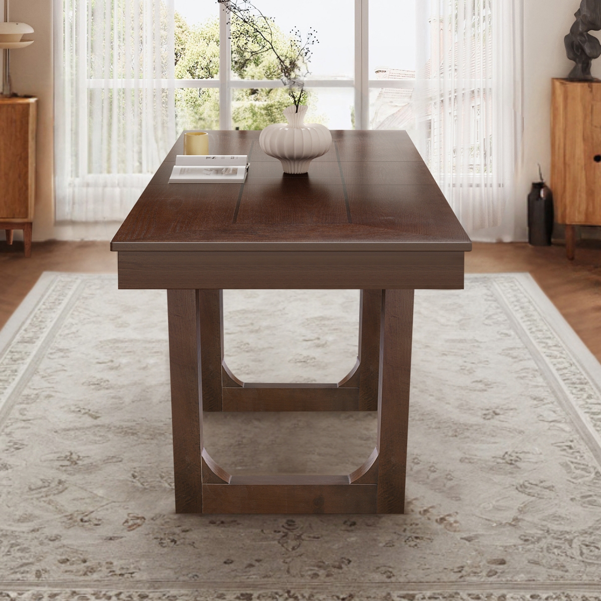 Streamdale Furniture Extendable Farmhouse Dining Table