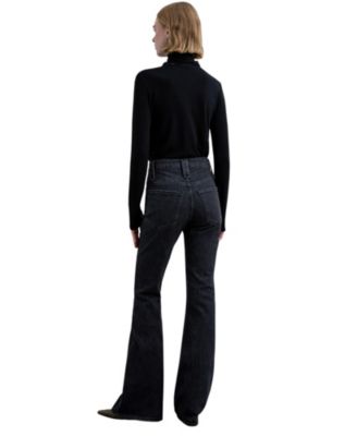 Women's Bootcut Jeans Buttons