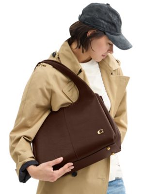 Lana Medium Pebble Leather Shoulder Bag