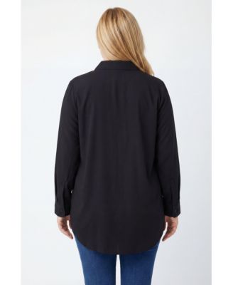 Plus Size Perfect Long Sleeve Shirt