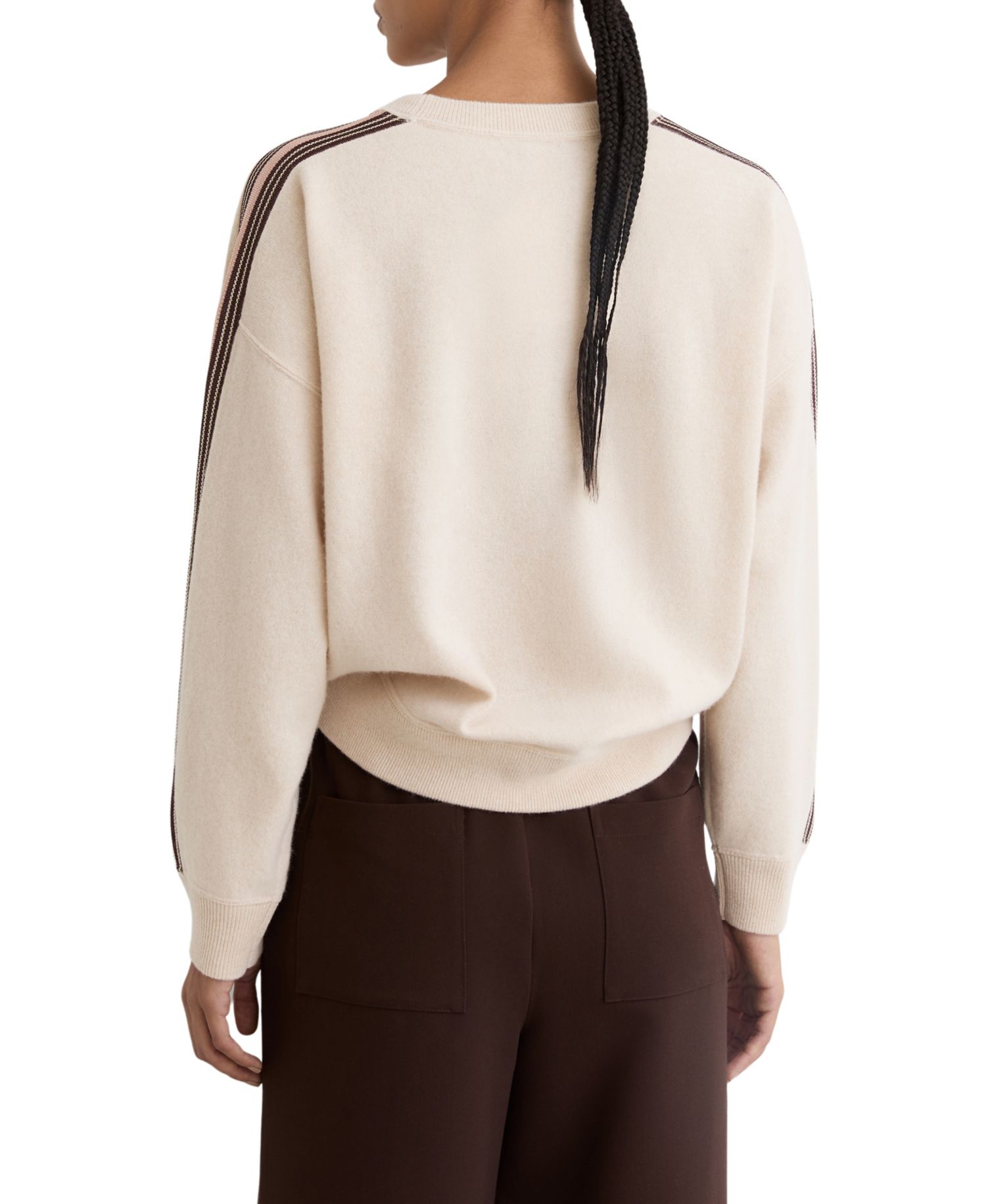 Women's Carli Wool-Cashmere Side-Stripe Jumper