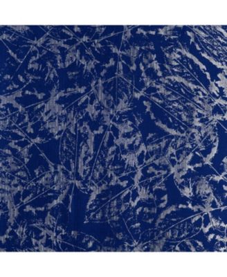 Brighton Foil Jacquard Polyester Window Curtain Grommet Panel 52" x 84"