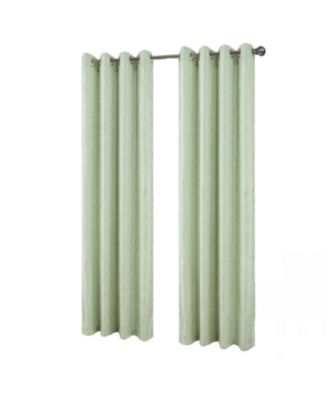 Bexley Foil Jacquard Polyester Window Curtain Grommet Panel 52" x 84"