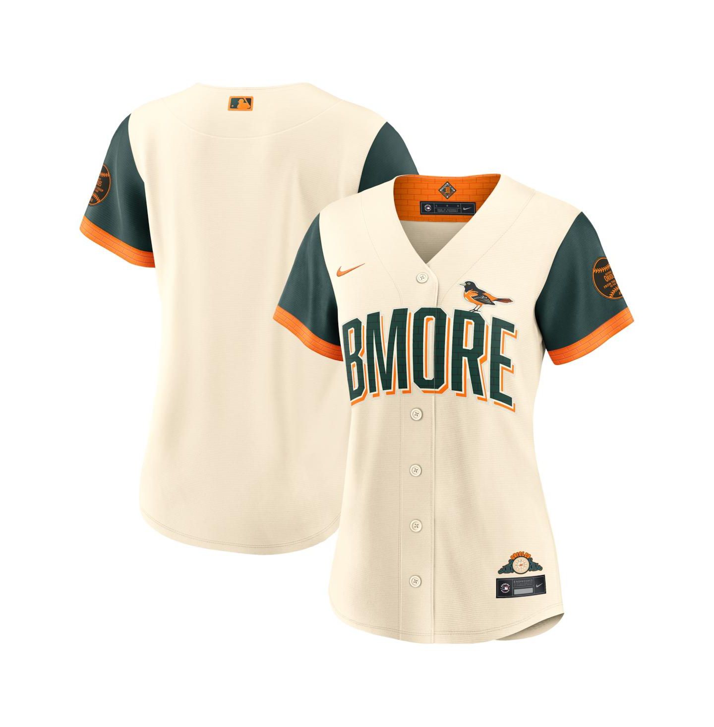 Женский топ Nike Natural Baltimore Orioles 2026 City Connect Stadium Jersey — фото 1