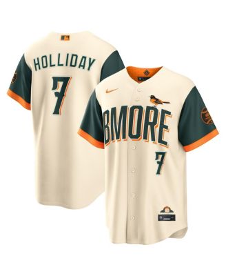 Men's Jackson Holliday Natural Baltimore Orioles 2026 City Connect Stadium Jersey