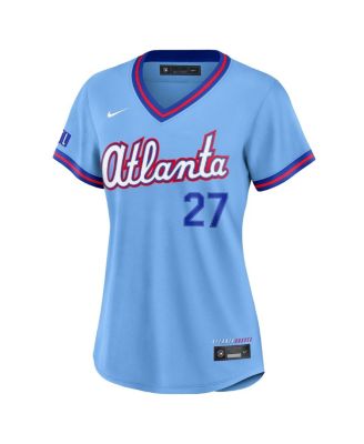 Women's Austin Riley Powder Blue Atlanta Braves 2026 City Connect Stadium Jersey