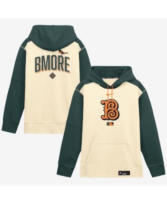 Men's Cream/Green Baltimore Orioles 2026 City Connect Authentic Collection Therma-FIT Hoodie