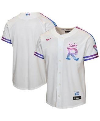 Big Boys and Girls White Kansas City Royals 2026 City Connect Stadium Jersey