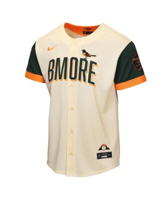 Big Boys and Girls Cream Baltimore Orioles 2026 City Connect Stadium Jersey