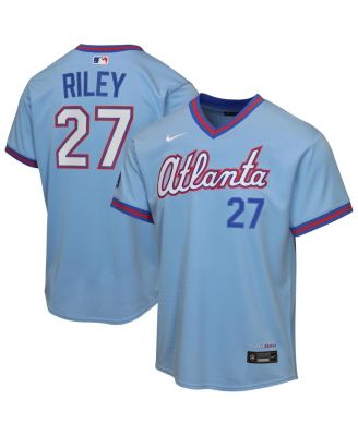 Big Boys and Girls Austin Riley Light Blue Atlanta Braves 2026 City Connect Stadium Jersey