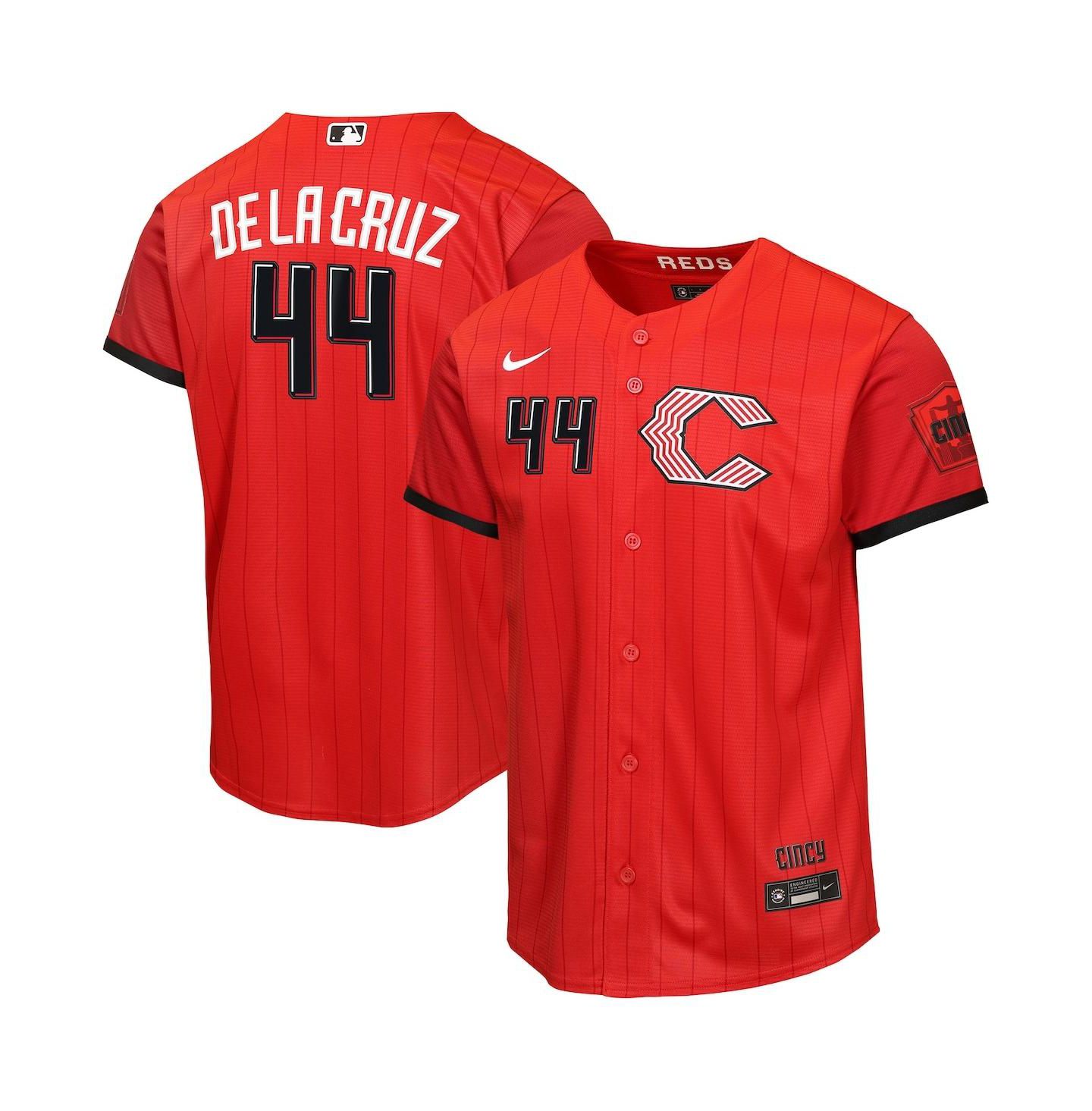 Детское джерси Nike Elly De La Cruz Cincinnati Reds 2026 City Connect Stadium, Red — фото 1