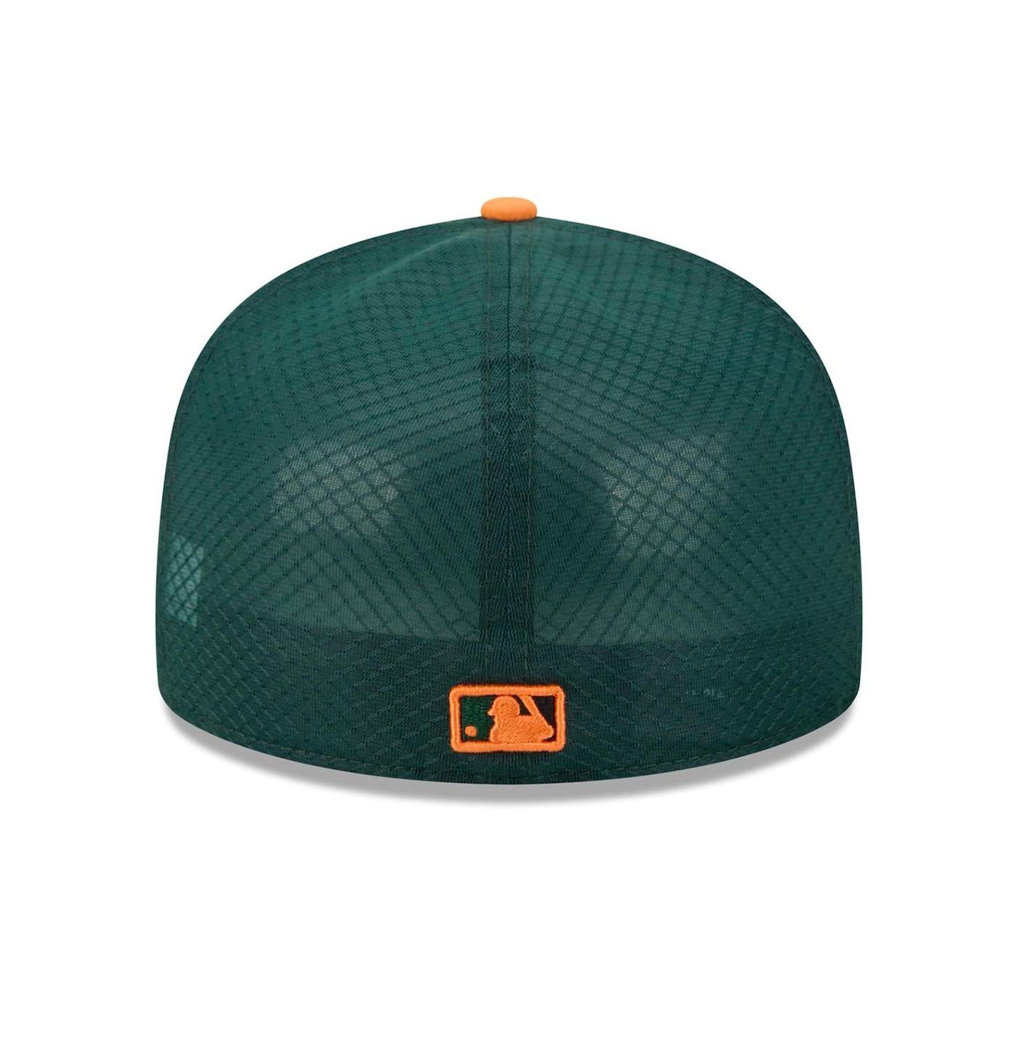 Мужская кепка New Era Dark Green/Orange Baltimore Orioles 2026 City Connect Batting Practice 59FIFTY Fitted Hat — фото 4