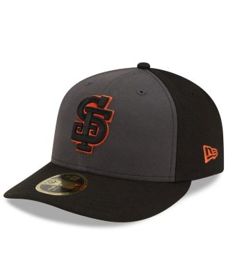 Men's Gray/Black San Francisco Giants Authentic Collection Alternate Low Profile 59FIFTY Fitted Hat