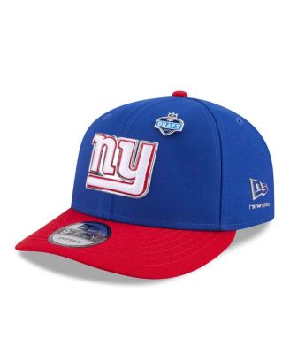 Men's Royal/Red New York Giants 2026 NFL Draft On Stage Pre-Curved 9FIFTY Snapback Hat
