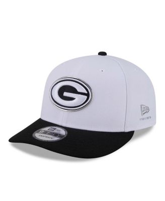 Men's White/Black Green Bay Packers 2026 NFL Draft Pre-Curved 9FIFTY Snapback Hat