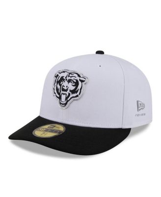Men's White/Black Chicago Bears 2026 NFL Draft Pre-Curved 59FIFTY Fitted Hat