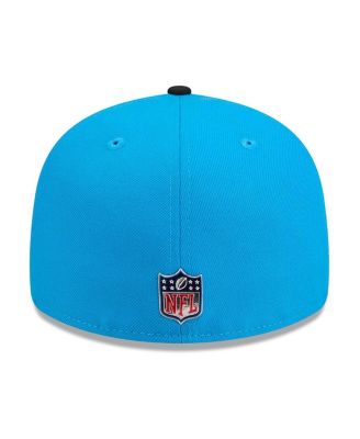 Men's Blue/Black Carolina Panthers 2026 NFL Draft Pre-Curved 59FIFTY Fitted Hat