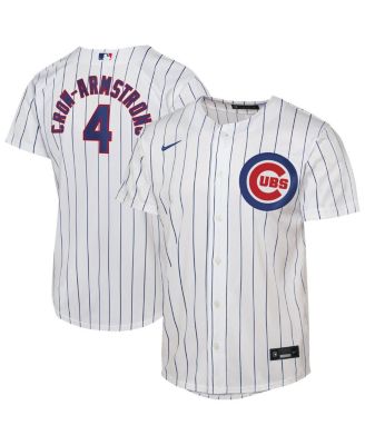 Big Boys and Girls Pete Crow-Armstrong White Chicago Cubs Home Replica Player Jersey