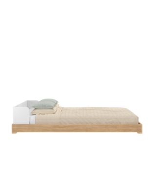 Max and Lily Mid-Century Modern Twin Floor Bed