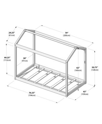 Twin Low House Bed Frame