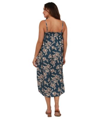 Women's Floral Print Maxi Dress