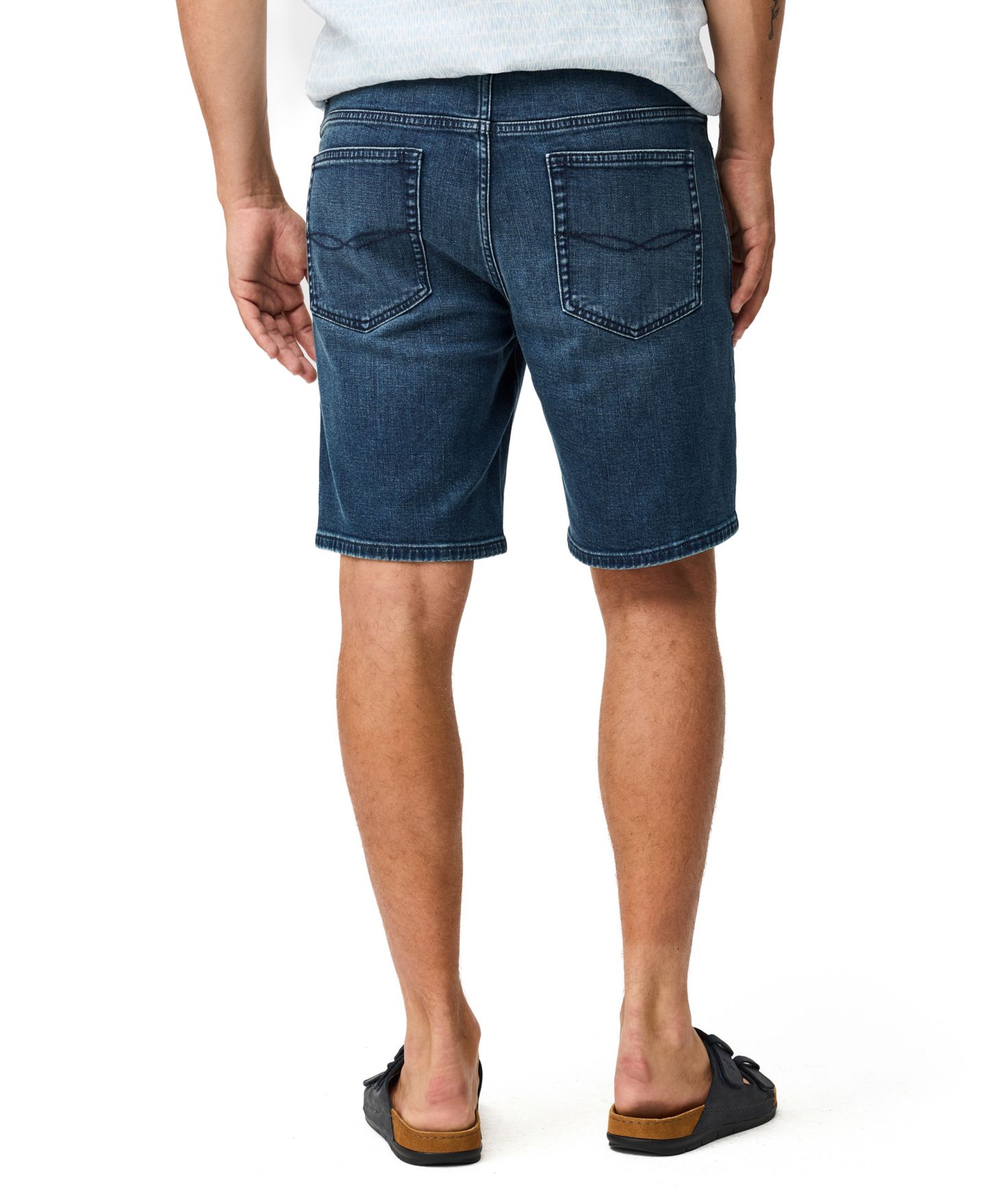 Мужские шорты Rodd & Gunn Regular-Fit Hadlow 9" Shorts, цвет: Джинсовый — фото 6