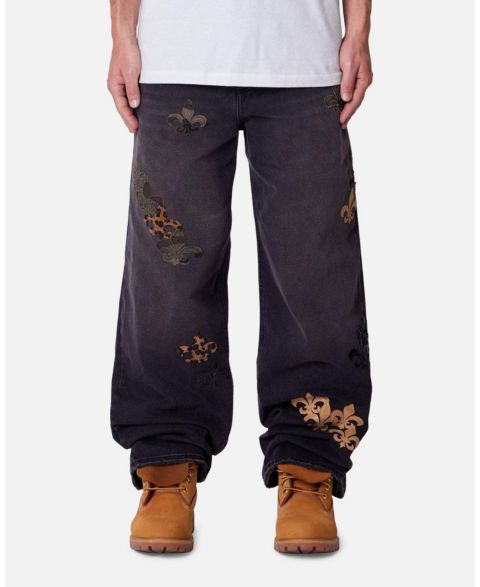Мужские джинсы mnml Ultra Baggy Fleur Patch