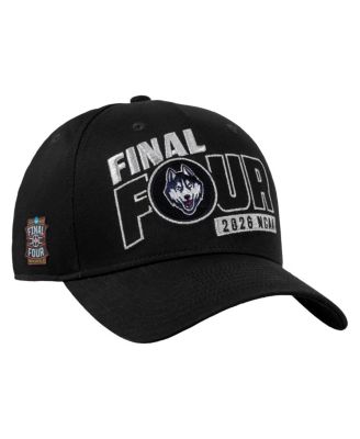 Men's Black UConn Huskies 2026 NCAA Men's Basketball Tournament March Madness Final Four Locker Room Adjustable Hat