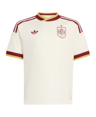 Big Boys and Girls White Spain National Team 2026 Away Replica Jersey